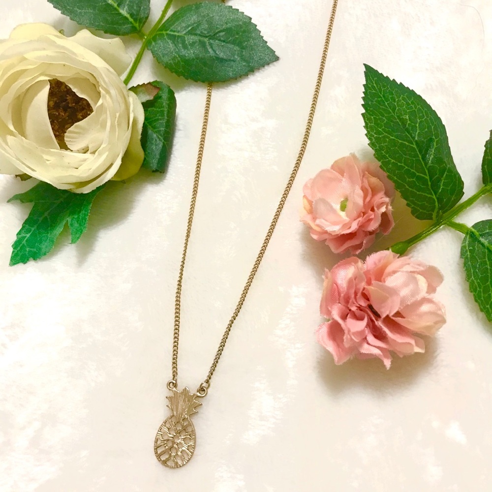 Gold Pineapple Necklace